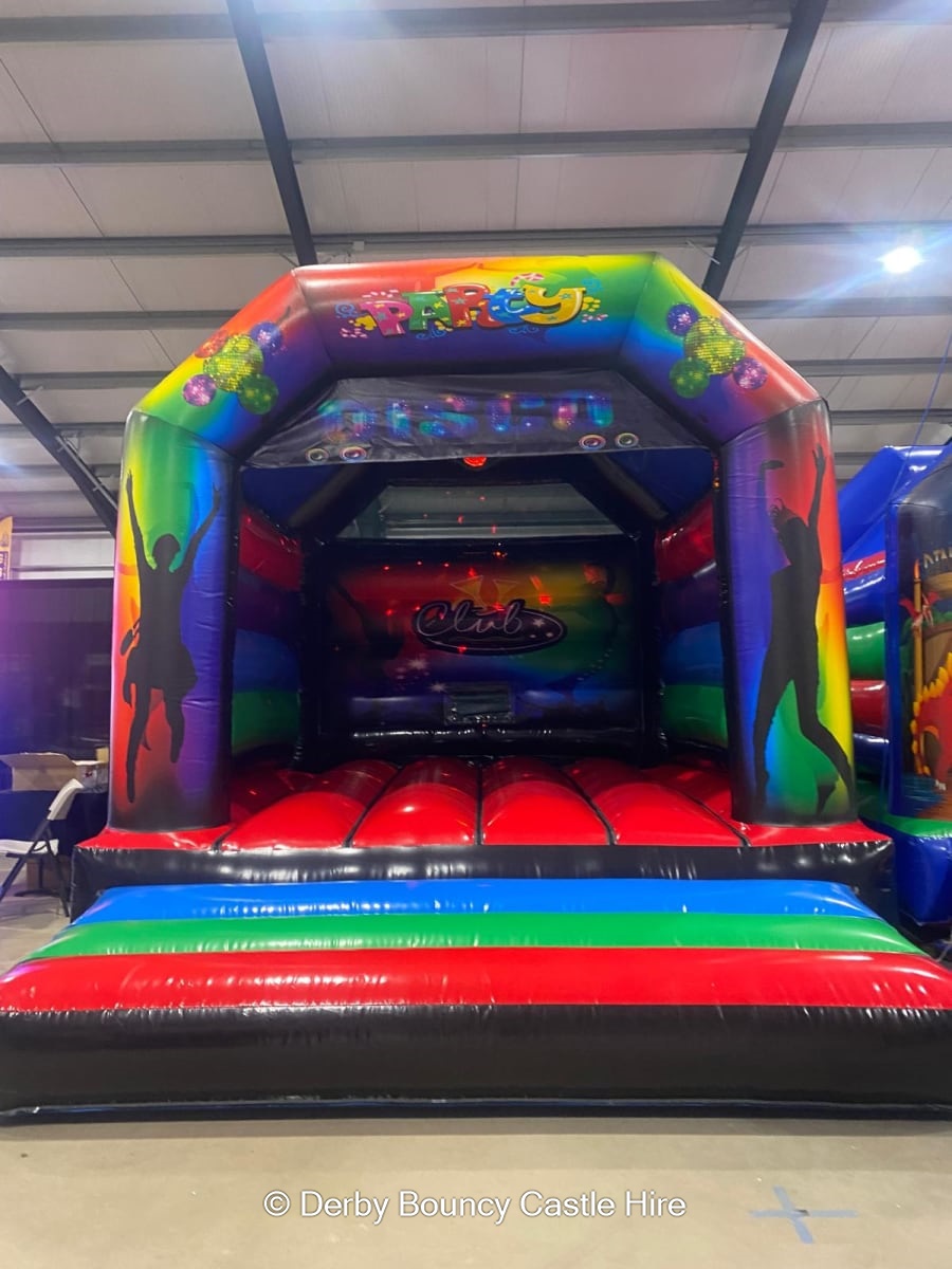 Adult Disco Bouncy Castle inc Lights & …